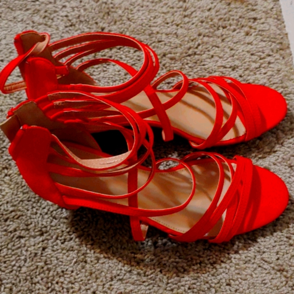 Charlotte russe Women's red dress  shoes